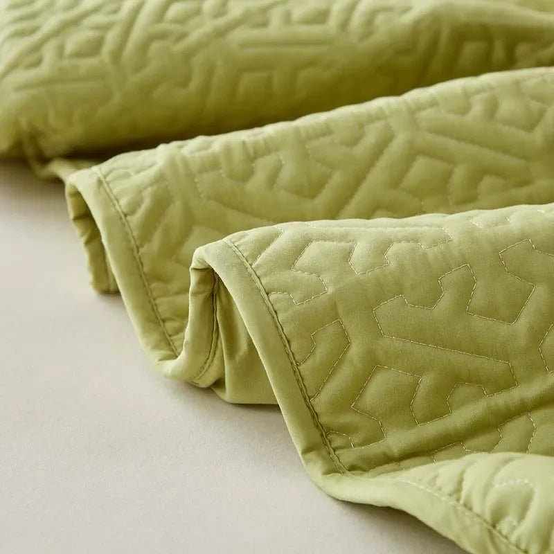 Pure Cotton Soft Quilted Mattress Cover Anti-bacterial King Size Customized Bed Pad Protector Cover Not Included Pillowcase