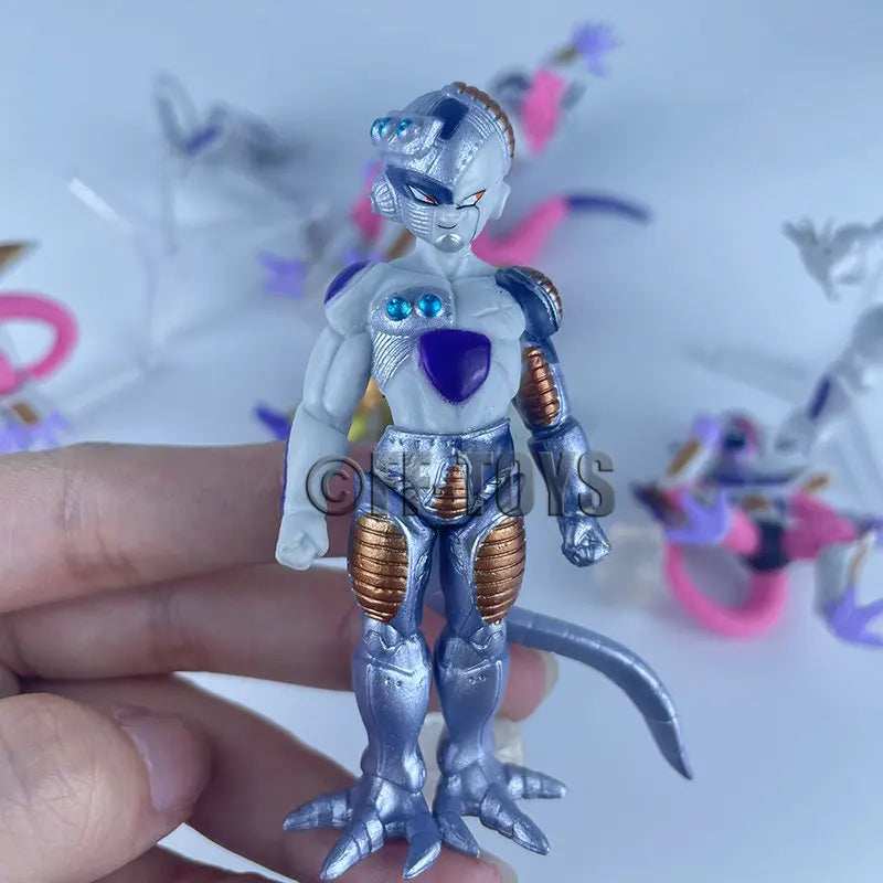 8pcs/Set Dragon Ball Z Frieza Figure Freezer Third Form Figurine PVC Action Figures Collection Model Toys Gifts