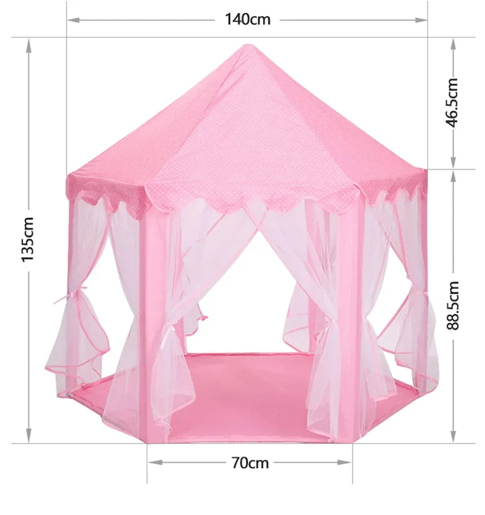 Portable Children's Tent for Kids Tent Toys for Girls Princess Castle Tipi Infantil Teepee Baby Christmas Gifts