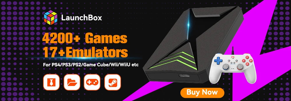 Game HDD Launchbox System for PS4/PS3/PS2/PS1/Wii/Wiiu/Game Cube/N64 With 3760+ 3D/AAA Games Ext Emulation Hard Drive for WIN PC