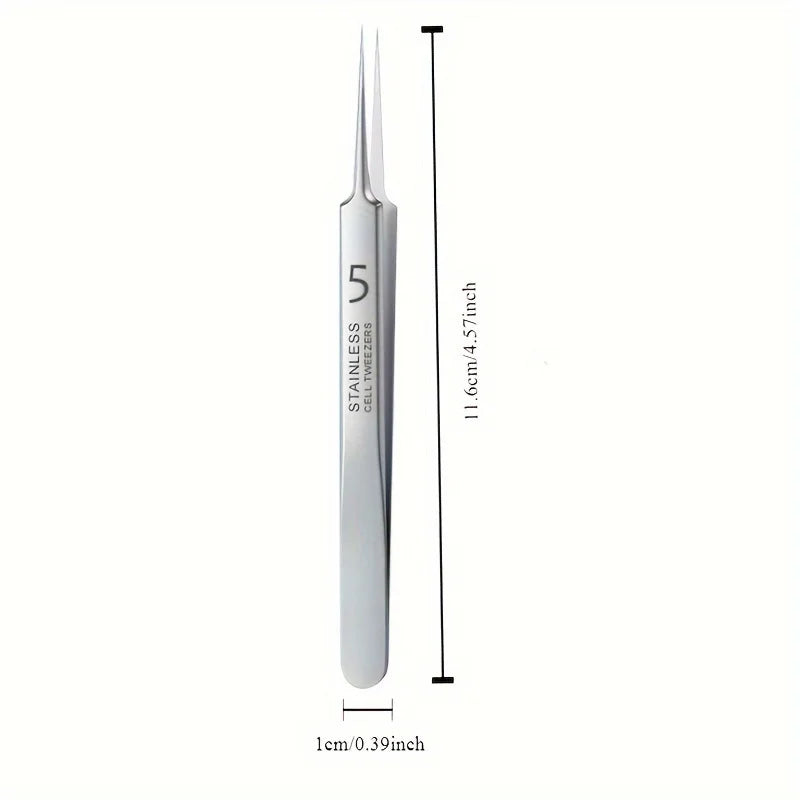 Ultra-Fine No. 5 Cell Acne Blackhead Clip Tweezers Beauty Salon Special Acne Needle Facial Care Tool