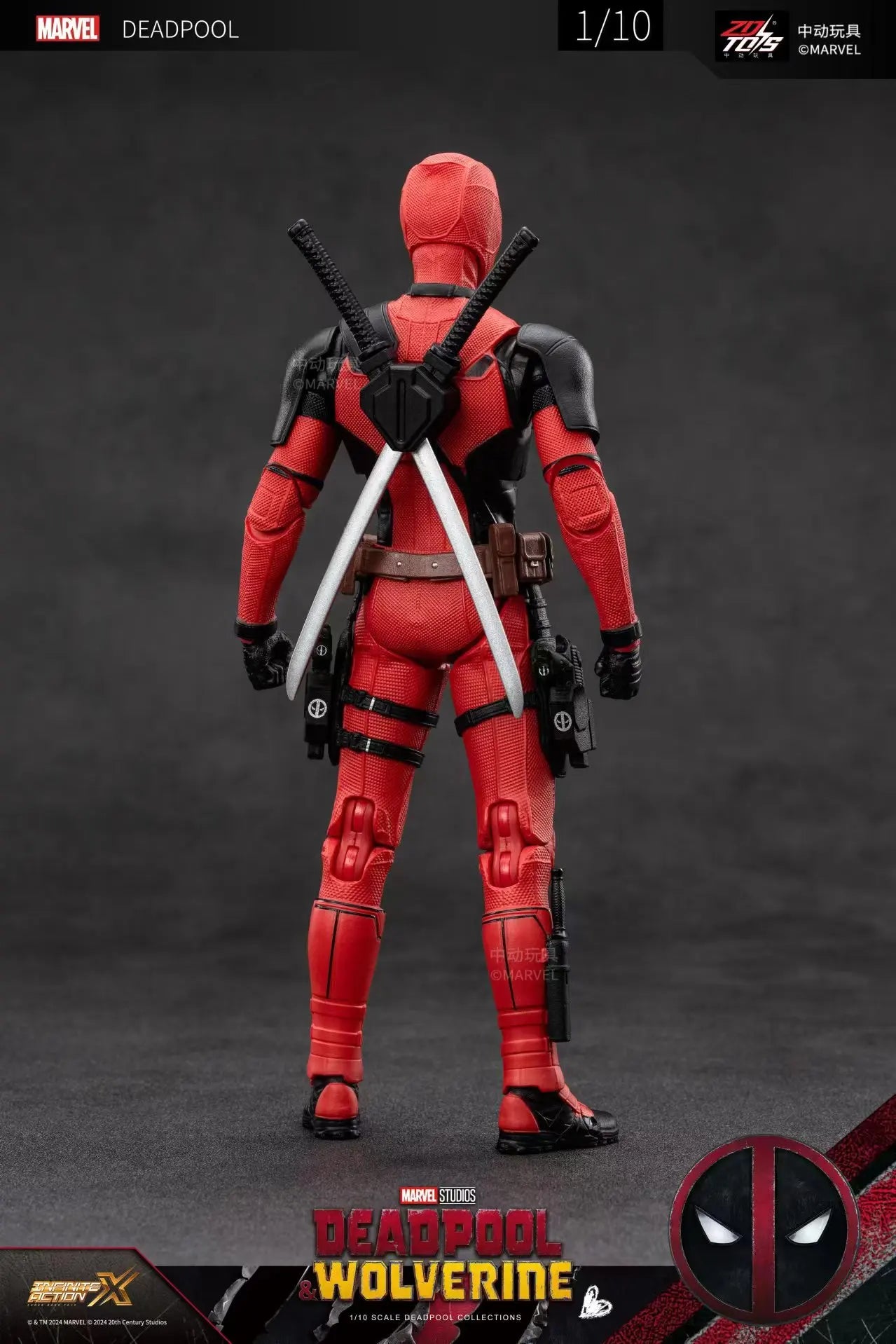ZD Toys Deadpool & Wolverine Action figures Deadpool Boxed Wolverine Collection Adult Action Figures Kids Toy