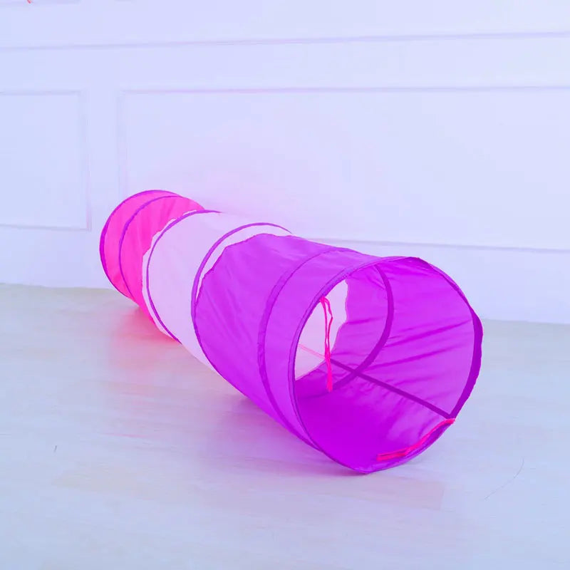 Foldable Children's Tent Crawling Tunnel Play House Indoor Toy Tube Baby Crawling Games Rainbow Tent Kids Little House Tipi Tent
