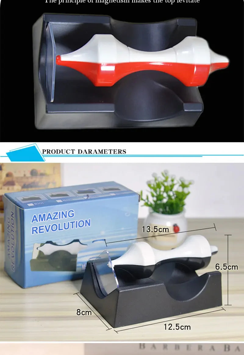 Perpetual Motion Magnetic Levitating Rotating Craft Toy Novelty Home Decor No Battery Needed Educational Science Experiment