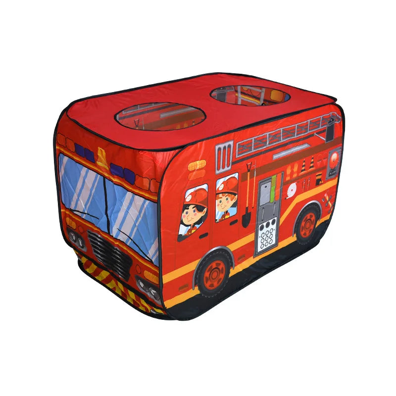 Children'S Indoor Ice Cream Car Tent Toys Playhouse Princess Boy Baby Game House Folding Ball Pool House Hamburg Car Pattern