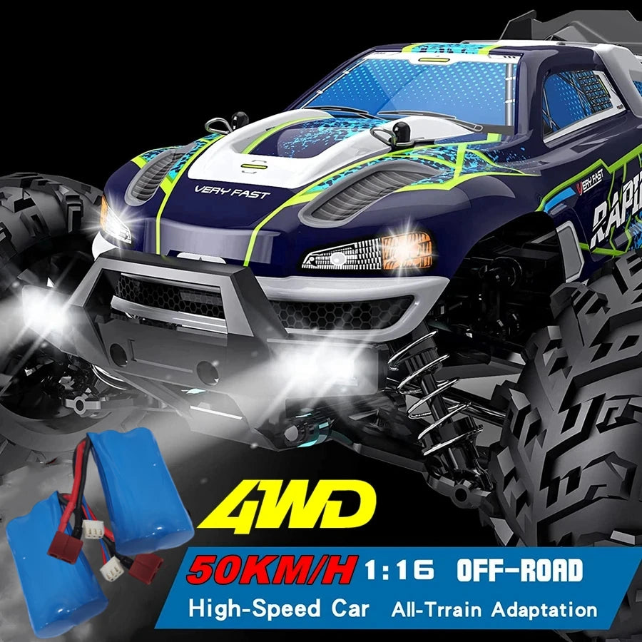 Super Brushless 80KM or 50KM/H 4WD RC Car With LED Remote Control Cars High Speed Drift Racing 4x4 Off Road Truck Kid Adult Toy