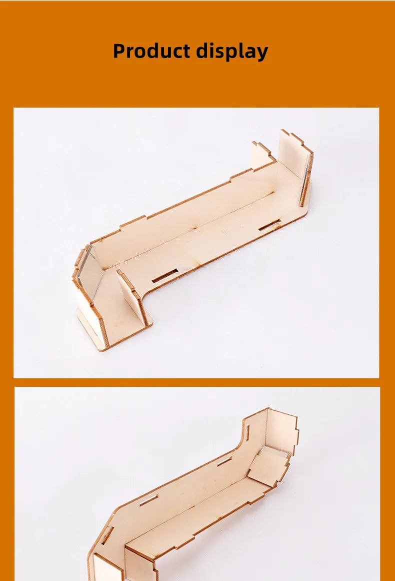 DIY Manual Wooden Puzzle Periscope Toys Science Experimental Tool Kit Learning Early Stage Education Interest Games For Teaching