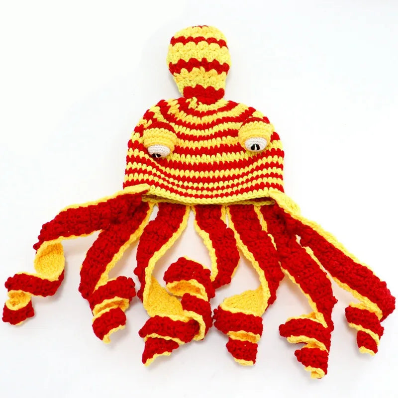 Hat Unisex Cthulhu Style Adult Party Funny Octopus Headgear Creative Holiday Gift Tricky Woolen Hat