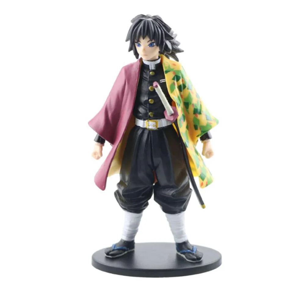 Anime Demon Slayer Kimetsu no Yaiba Figure Kamado Tanjirou Action Figure Agatsuma Zenitsu Nezuko Warrior PVC Model Toys