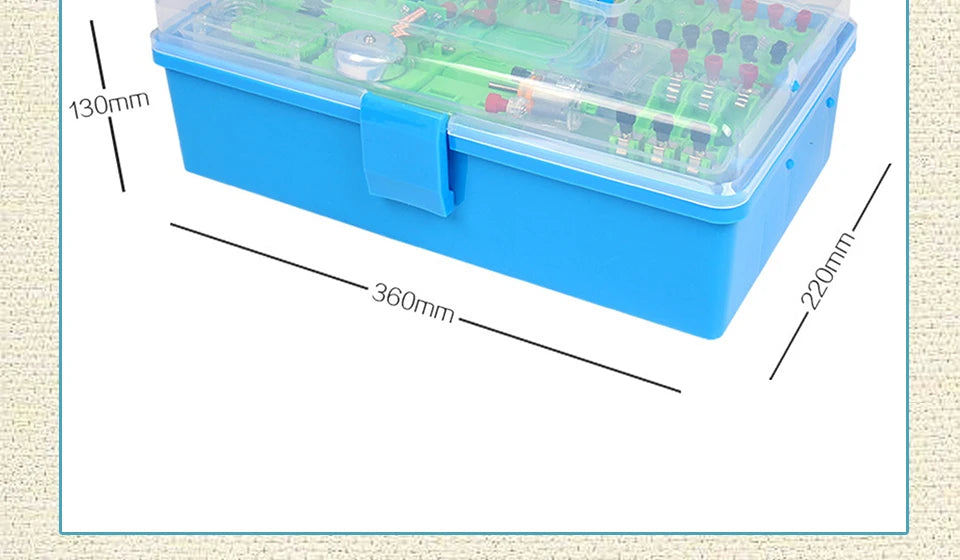 Physics Labs Circuit Learning Kit Basic Electricity Discovery Principles Kit for School Teacher Student Science Study Parallel