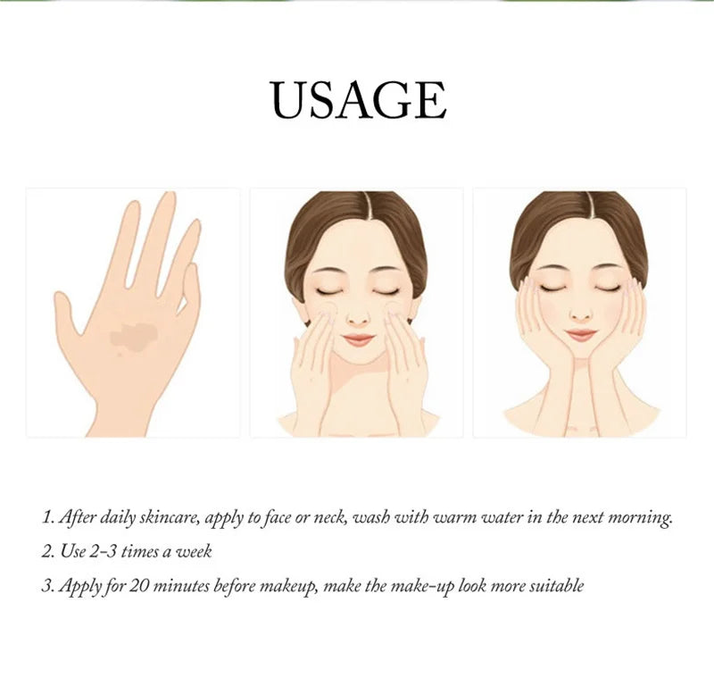 LAIKOU Sakura Seaweed Face Mask Skincare Centella Snail Collagen Facial Mask Sleeping Masks Beauty Korean Skin Care Products