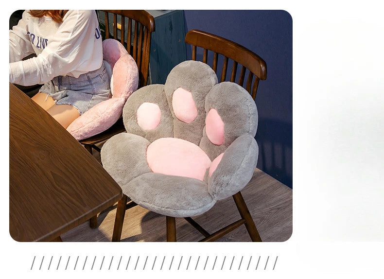 Cat Paw Chair Cushion Lovely Cat Paw CushionCat Paw Shape Chair Cushion Cozy Seat Pad Floor Cushion Seat Pillow