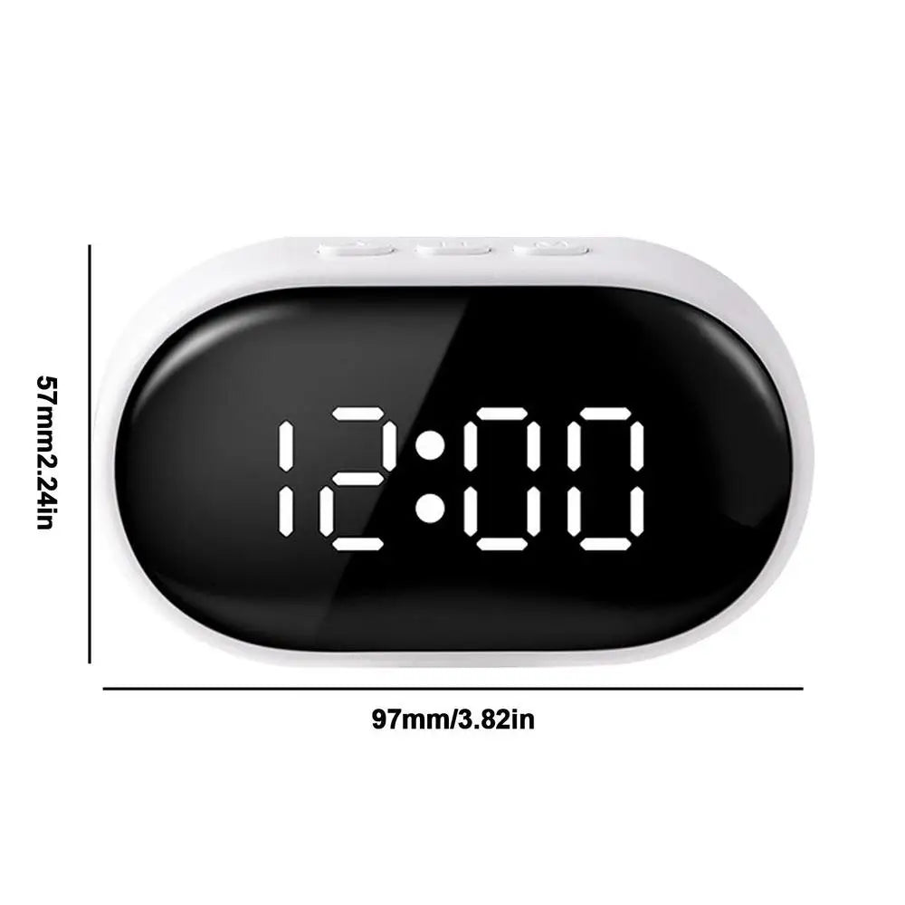 Alarm Clock With LED Light Wall Plug Design Watch Manual Remote Control Digital Electronic Clocks Smart Night Light Clocks Gift