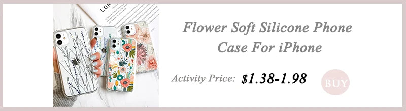 Case For iPhone 11 Case iPhone 14 Pro Max Case For iPhone 12 14 13 16 Pro 15 Pro Max XR XS 7 8 15 Plus Cover Flower Soft Fundas