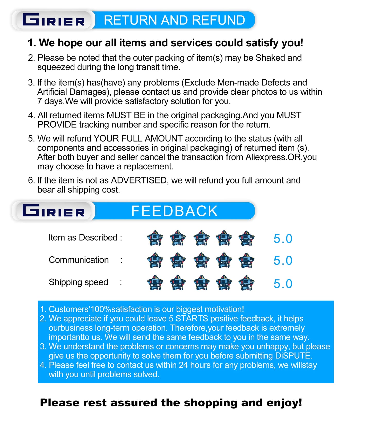 GIRIER Tuya WiFi Smart IR Remote Control Hub, Universal Infrared Remote Blaster for TV AC DVD STB, Works with Alexa Google Home