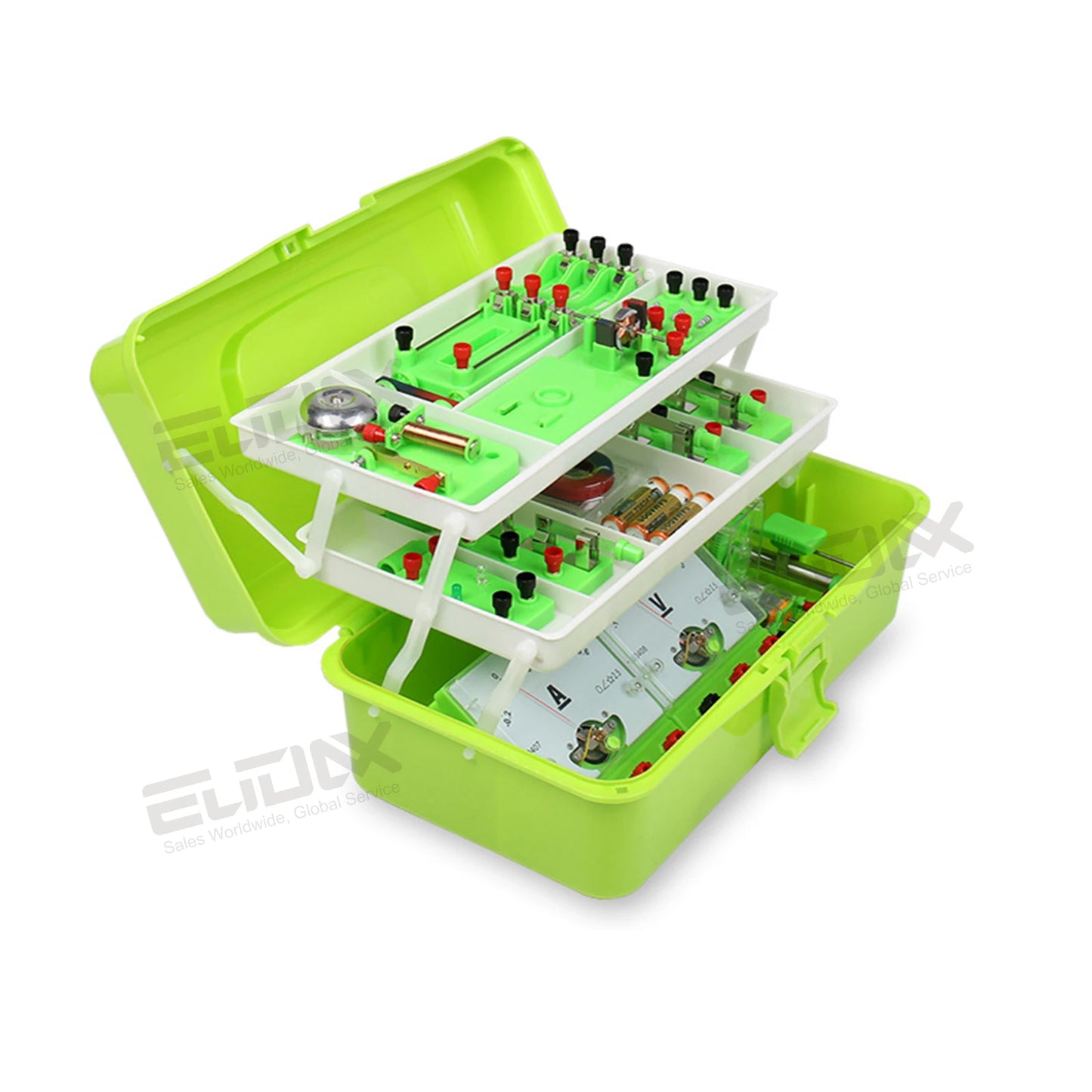 Physics Labs Basic Electricity Discovery Circuit Magnetism Experiment Kits Science Education Toy for Junior Senior High School