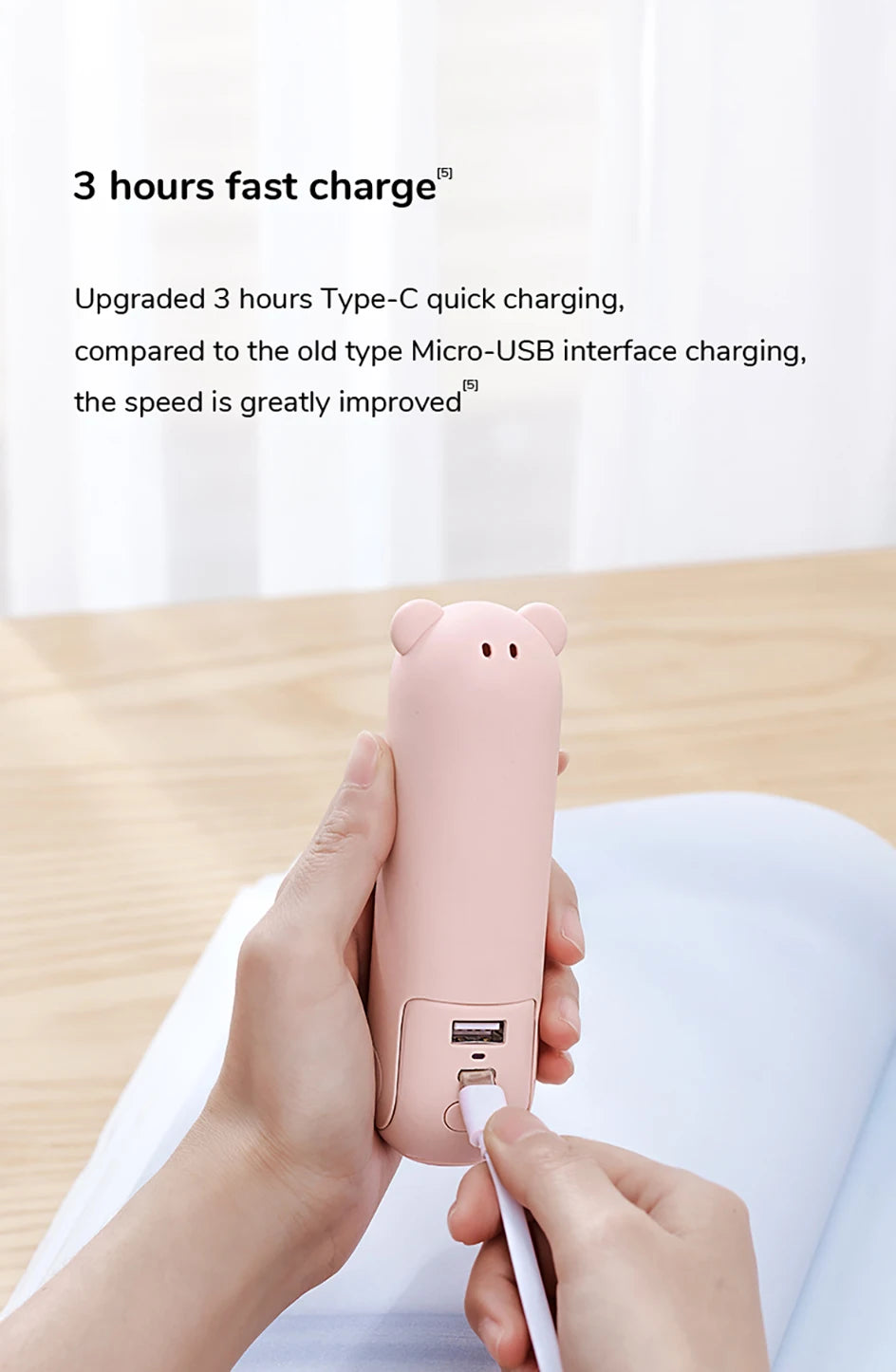 JISULIFE 3 in 1 Pocket Mini Handheld Fan,USB 4500mAh Rechargeable Portable Fan with Power Bank&Flashlight,Travel,Camping,Outdoor