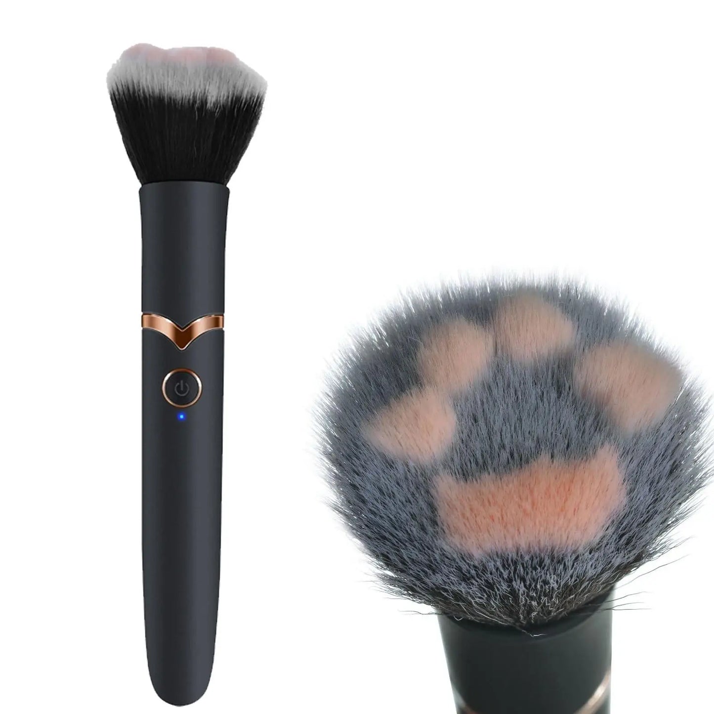 Electric Cosmetic Brush Foundation Blush Loose Powder Brush Beauty Tools Washable Vibration Rechargeable Makeup Brush Tools