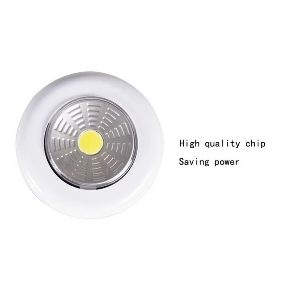 Phlanp COB LED Under Cabinet Light With Adhesive Sticker Wireless Wall Lamp Wardrobe Cupboard Drawer Closet Bedroom Night Light