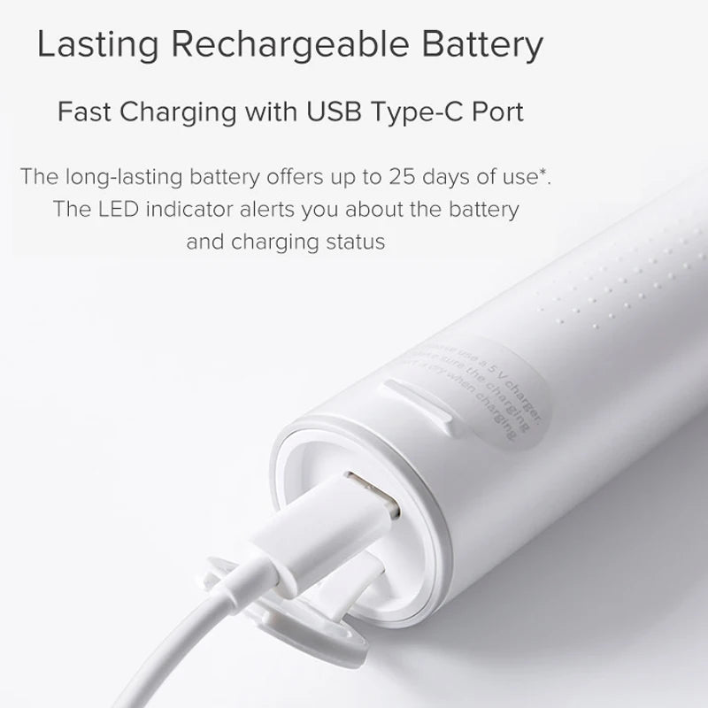 XIAOMI MIJIA T300 Electric Toothbrush IPX7 Waterproof Smart Sonic Brush Ultrasonic Whitening Teeth Tooth Brush For Toothbrushes