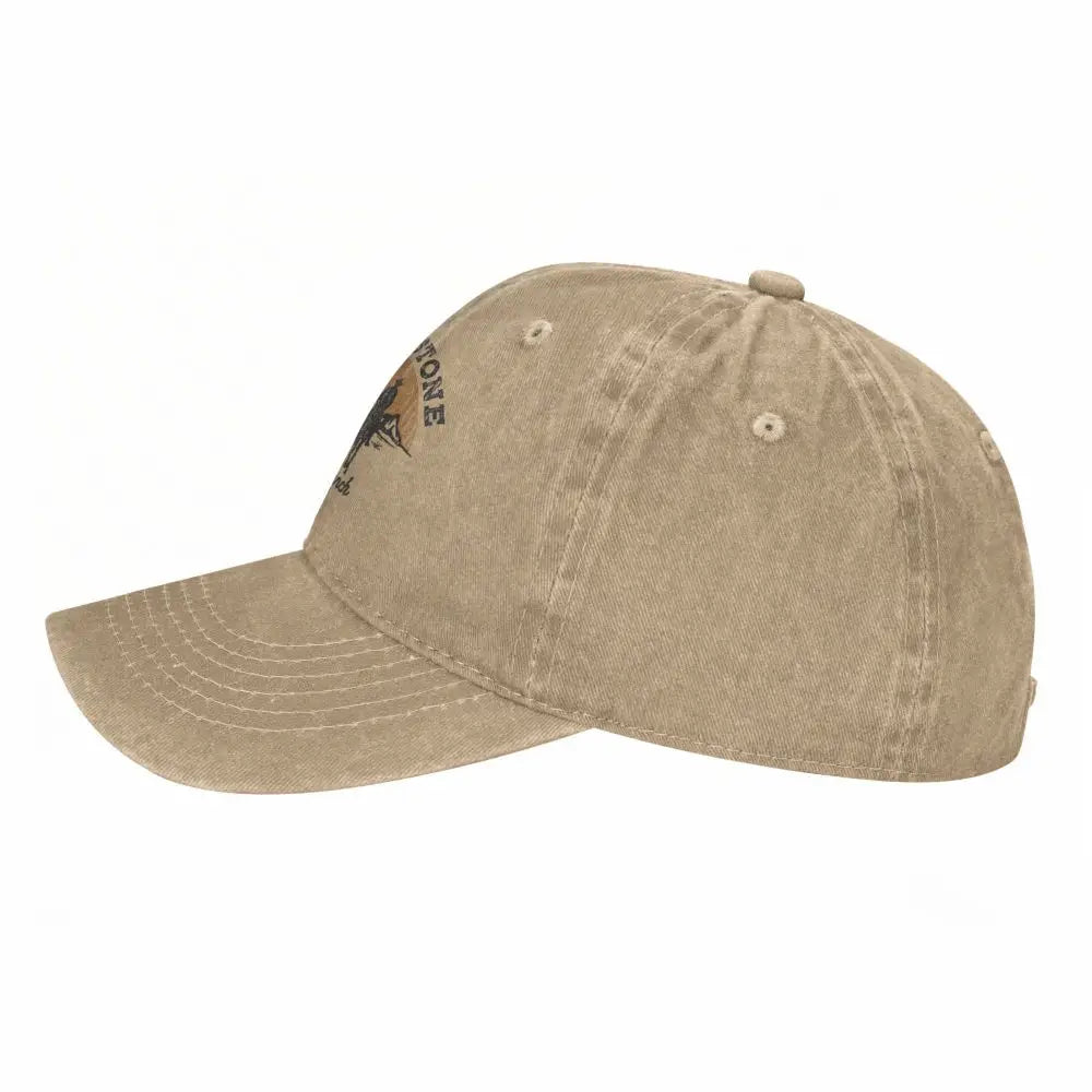 Yellowstones Dutton Ranch Baseball Caps Vintage Distressed Washed Tv Show Snapback Hat Unisex Style Outdoor Summer Hats Cap