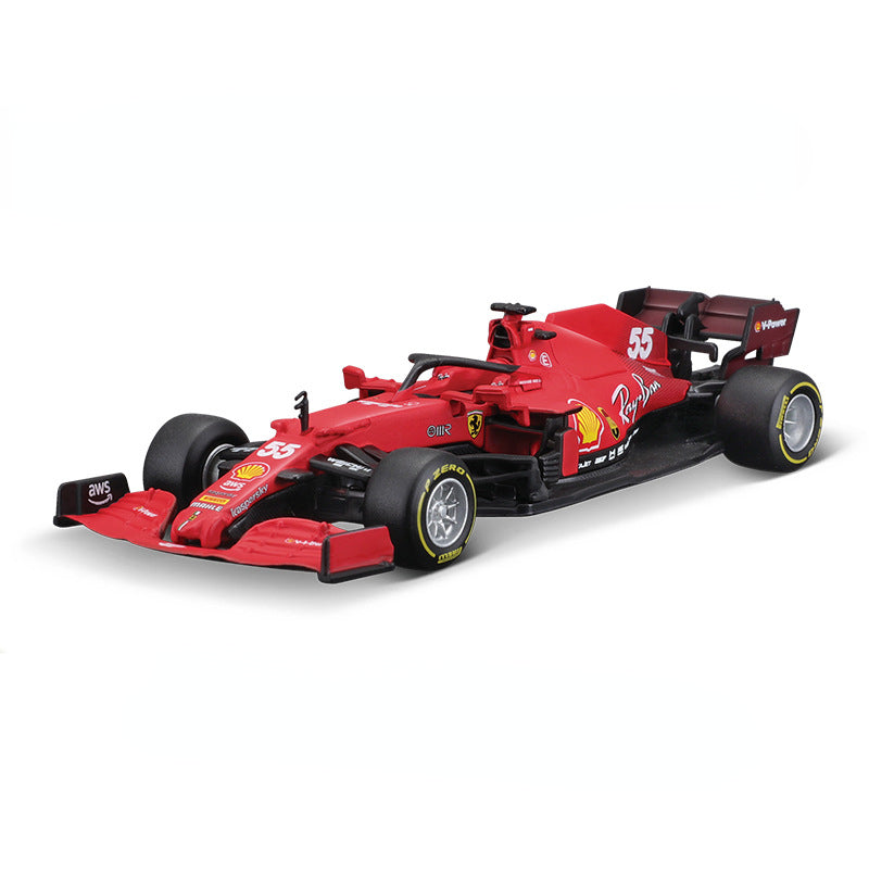 Bburago 1:43 F1 Model Car Mercedes Ferrari Redbull Racing SF23 AlpineA523 AlfaC43 Metal Diecast Verstappen Collectible Miniature