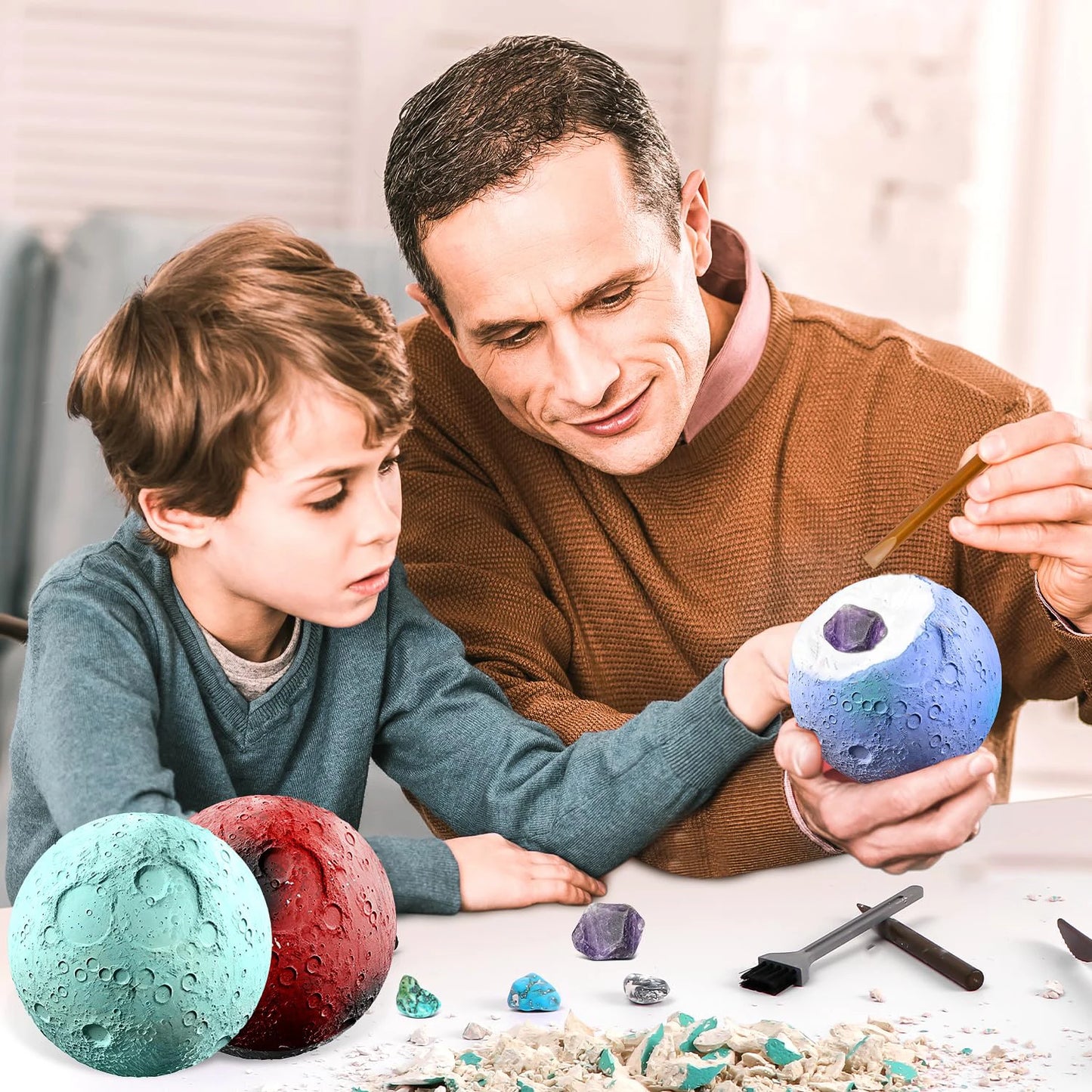 Children's Archaeology Digging Treasure Planet Gem Ore Exploration of The Solar System Mining Science Education Educational Toys