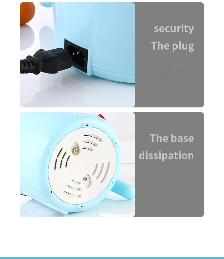 Multifunction Mini Electric Cooker 1-2 People Portable Hot Pot Multi Ramen Pot Mini Rice Cook Home Kitchen Appliance Korea 220V