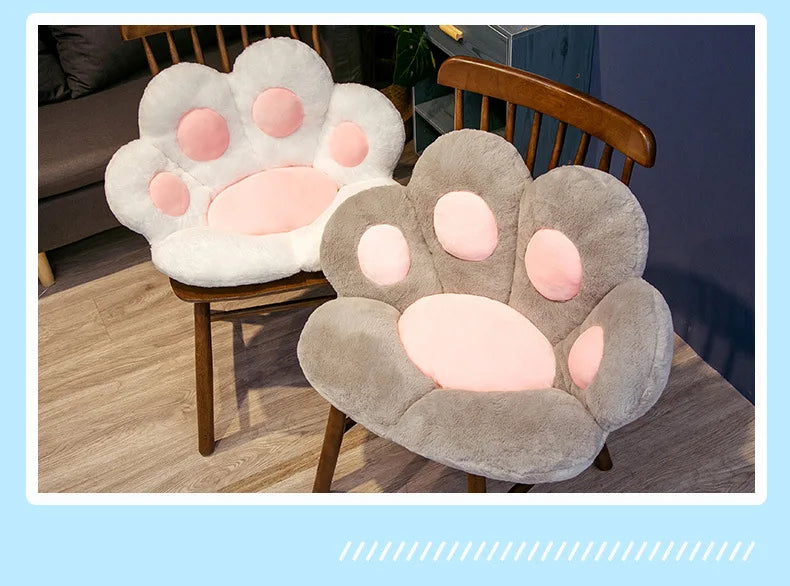 Cat Paw Chair Cushion Lovely Cat Paw CushionCat Paw Shape Chair Cushion Cozy Seat Pad Floor Cushion Seat Pillow