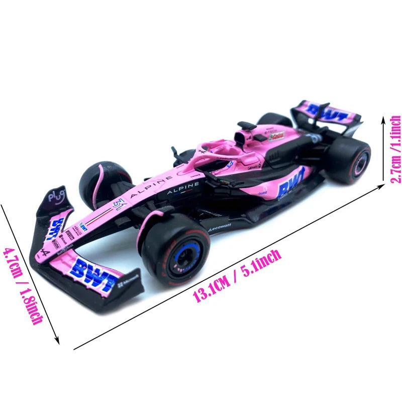Bburago NEW 2023 McLaren F1 Team Champion Red Bull Racing Heuer RB19 Alpine A523 Formula One Alloy Super Toy Alfa C43 model Car