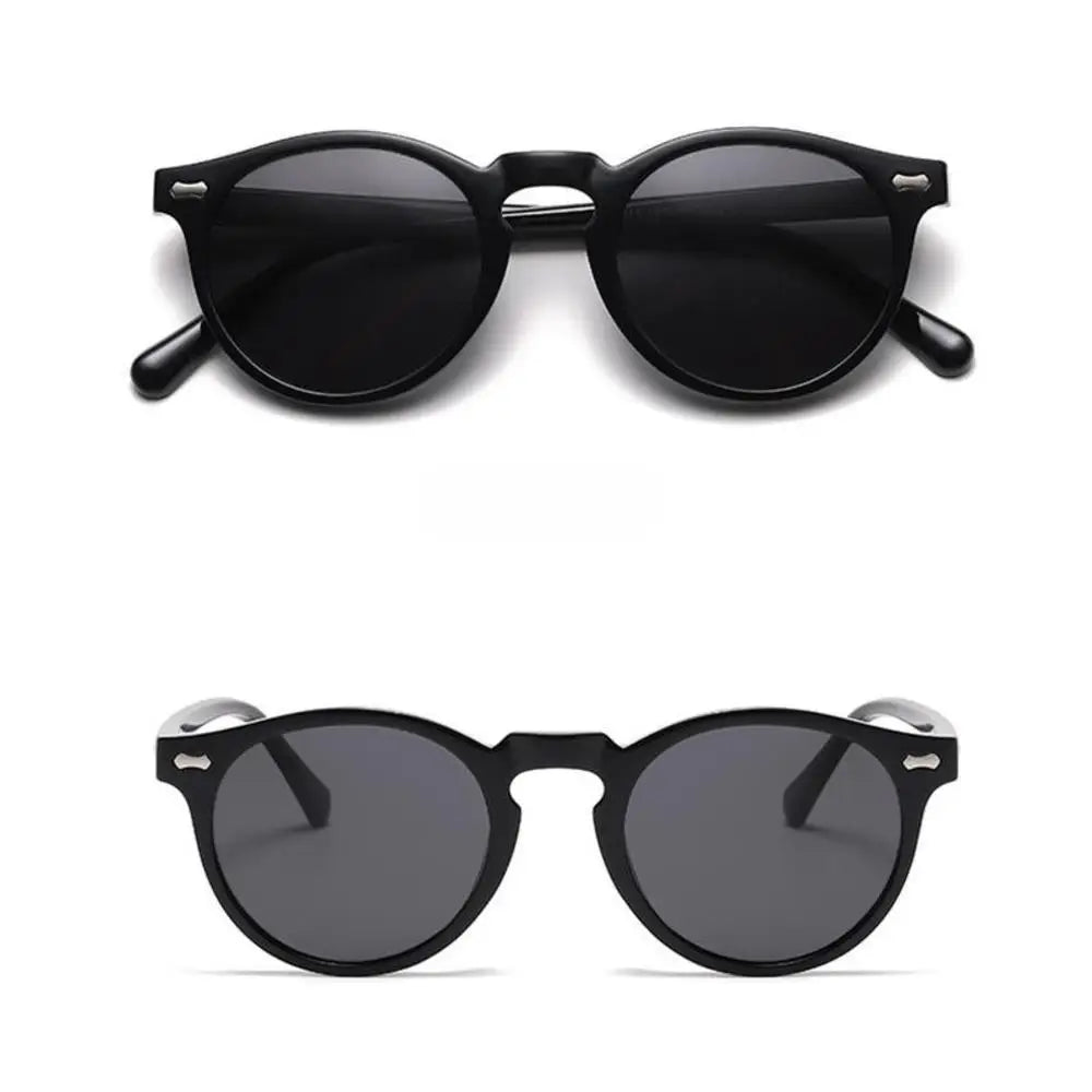 Retro Round Polarized Sunglasses Men Women Fashion Vintage Driving Glasses Outdoor Travel UV400 Shades Goggles Cycling Glasses