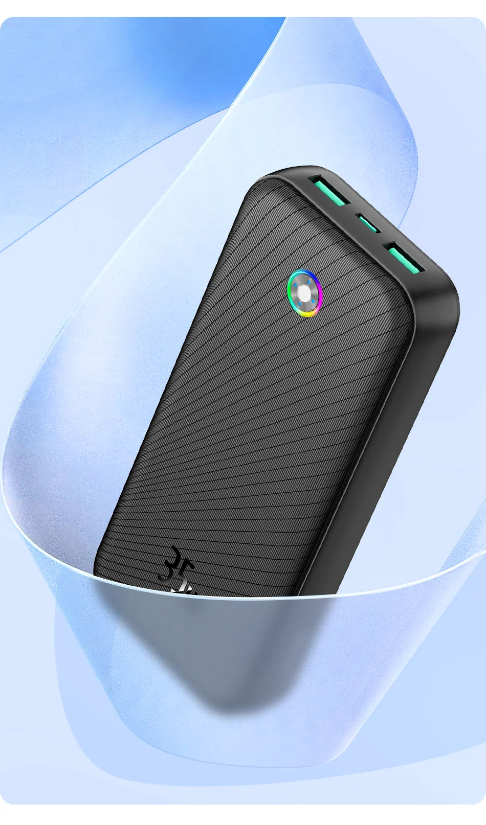 Rocoren 22.5W 20000mAh Power Bank QC PD 3.0 35W Fast Charge PowerBank Portable 10000mAh External Battery For iPhone 16 Xiaomi