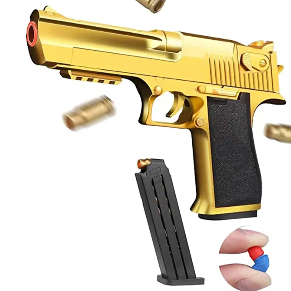 100 Soft Foam Bullets + 32 Shells For Glock Toy Gun Colt Pistol Shooting Games Kids Toys Dropship Shopify