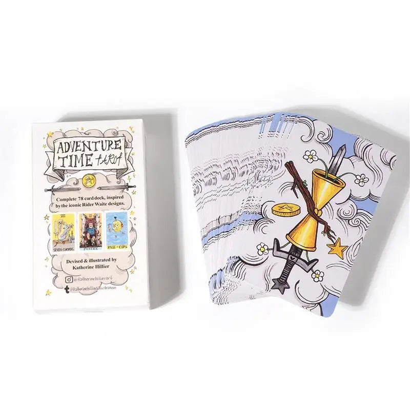 Tarot Cards Deck 78Pcs Adventure Tarot Cards Playing Board Game Party Birthday Gift Board Game Card Fortune Telling Divination