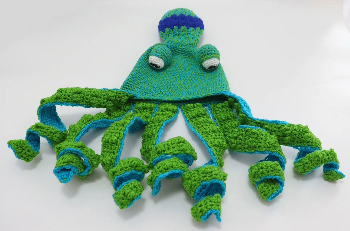 Hat Unisex Cthulhu Style Adult Party Funny Octopus Headgear Creative Holiday Gift Tricky Woolen Hat