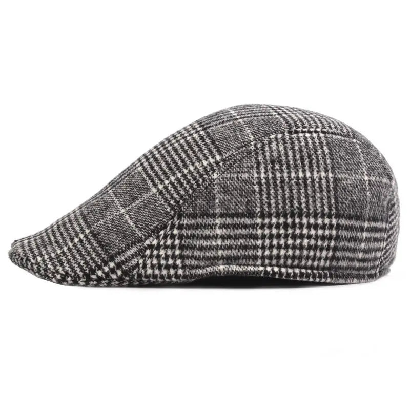 Fashion New Men's Casual Newsboy Hat Spring and Autumn Retro Beret Hat Wild Casual Hats Unisex Wild Octagonal Cap Winter Hat
