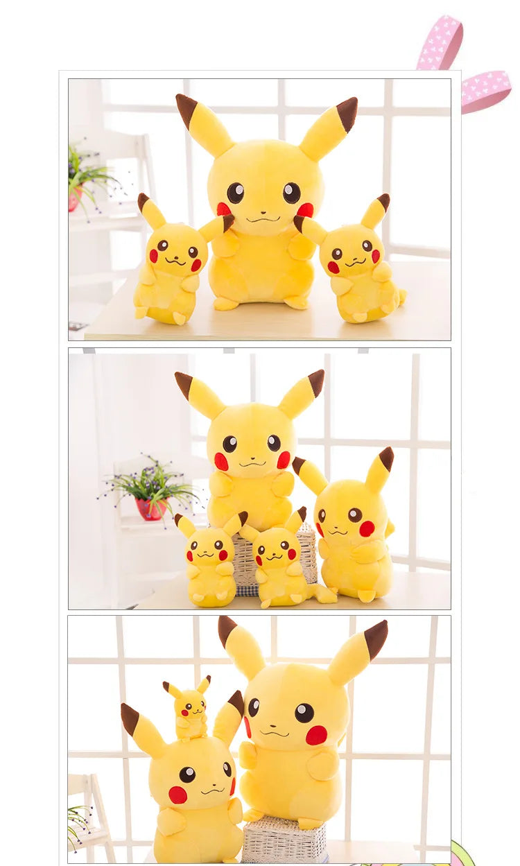 20cm high quality Pikachu Plush Toys Collection Pokemon Pikachu Plush Doll Toys For kids toys Christmas Gift