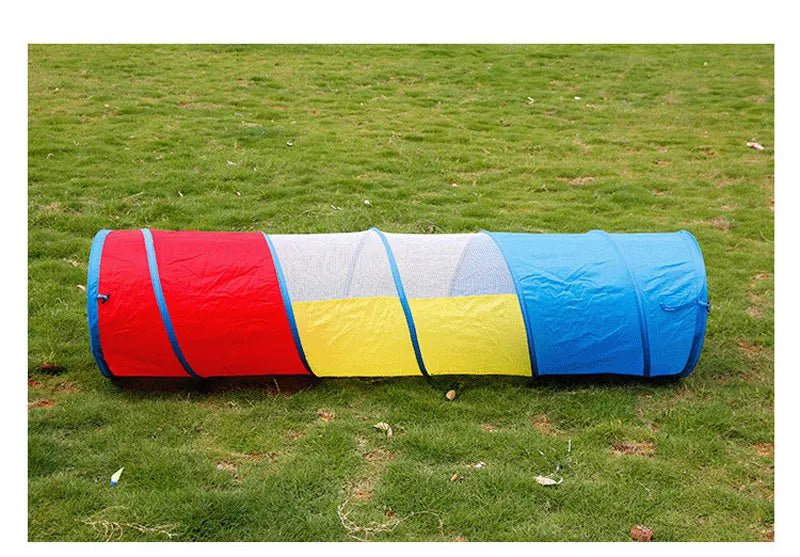 Foldable Children's Tent Crawling Tunnel Play House Indoor Toy Tube Baby Crawling Games Rainbow Tent Kids Little House Tipi Tent
