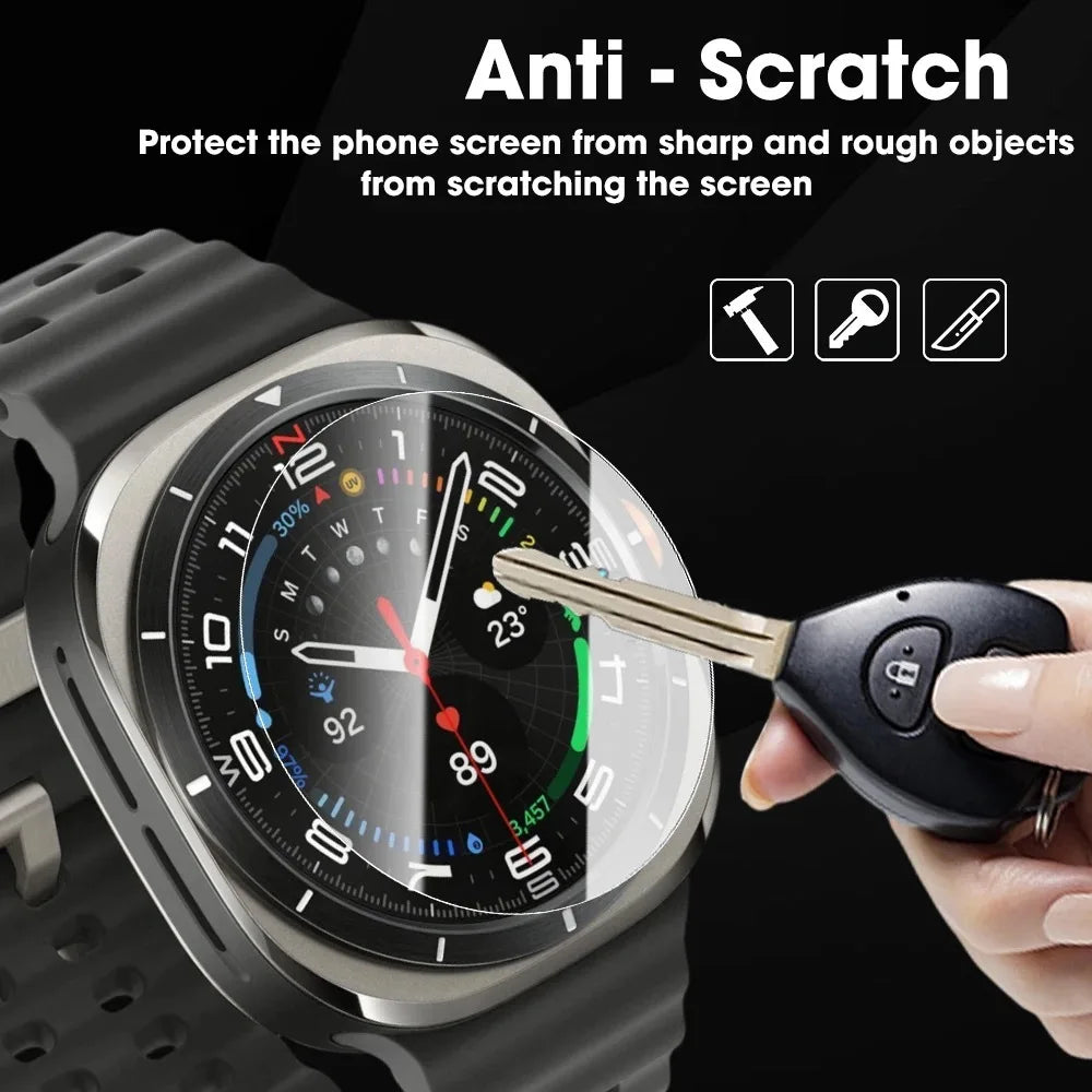 Tempered Glass For Samsung Galaxy Watch 7 40mm 44mm/FE 40mm HD Screen Protector For Galaxy Watch 7 Ultra 47mm Accessories Protec