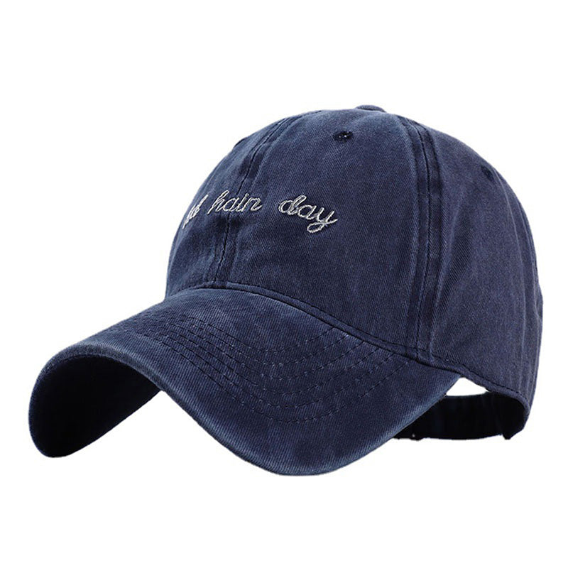 2024 New Bad Hair Day Washed Black Baseball Cap female male Snapback Hat Man Vintage Dad Hats for Men Women Gorras Hombre