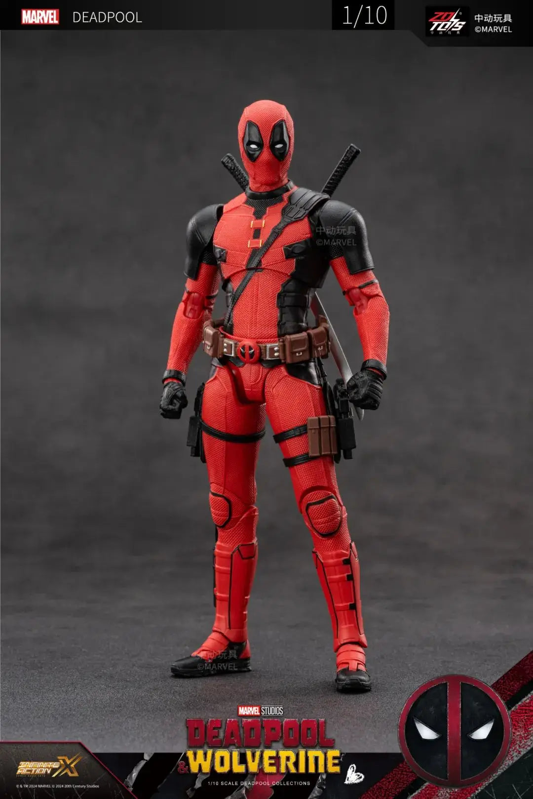 Deadpool & Wolverine Action Figure ZD Original Thor 1/10 X-Men Limited Guardians of The Galaxy Lord Cartoon Toys for Kids Gift