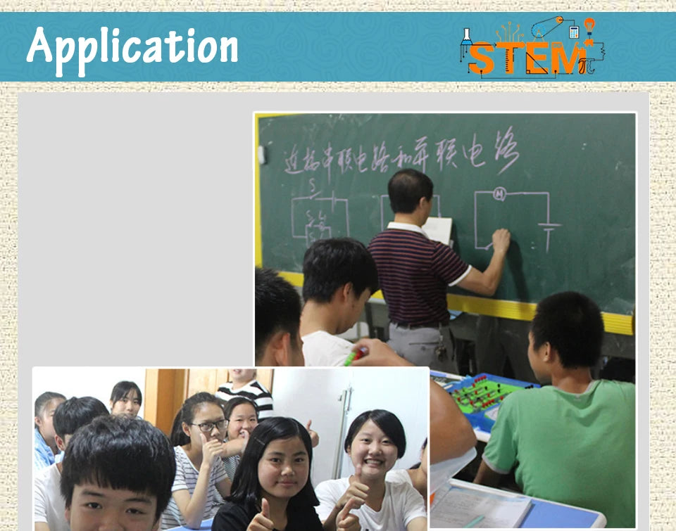 Physics Labs Basic Electricity Discovery Circuit Magnetism Experiment Kits Science Education Toy for Junior Senior High School