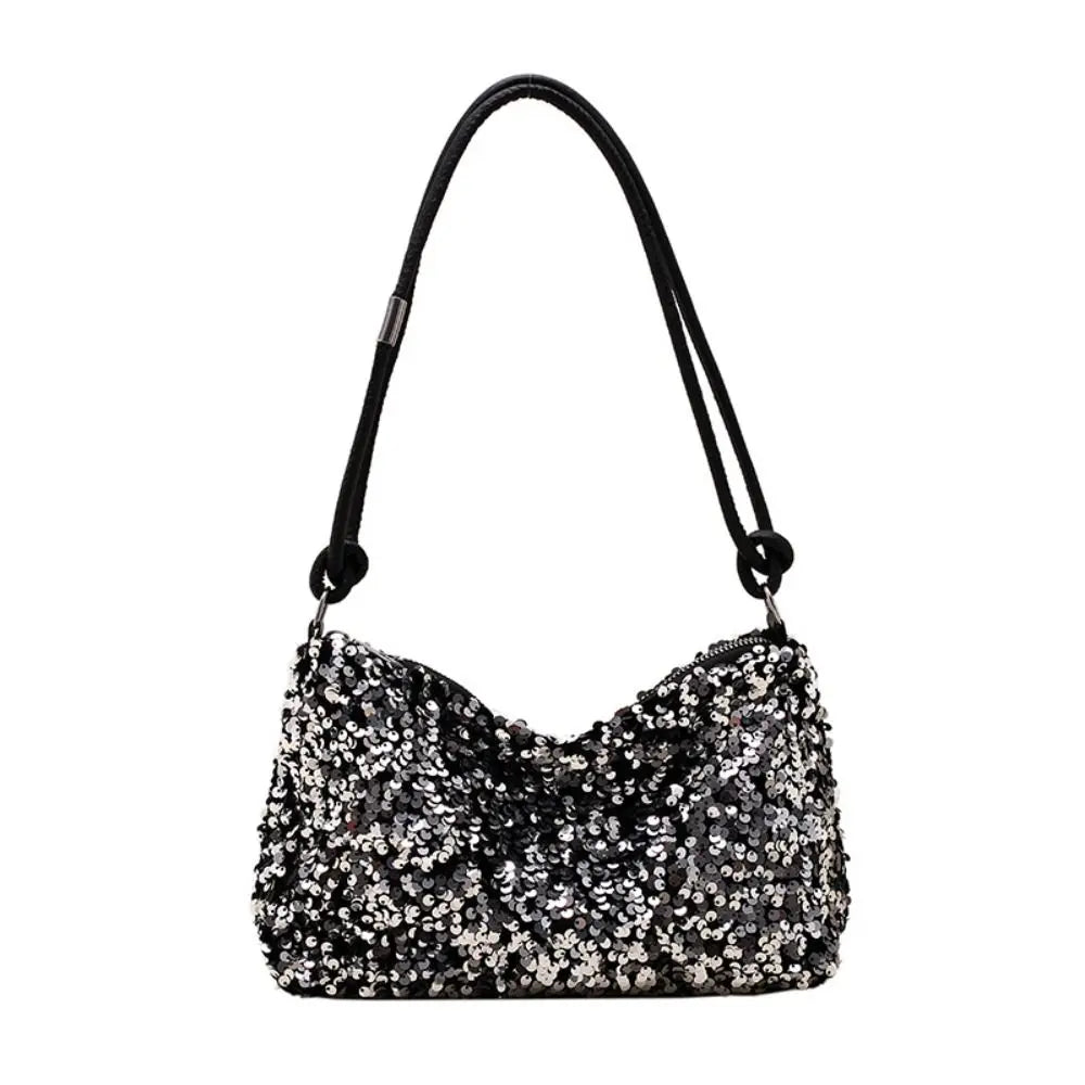 Solid Color Sequins Crossbody Bags Fashion INS Sequins Shoulder Bags Phone Purse Handbag Evening Clutch Bag Girl DIY