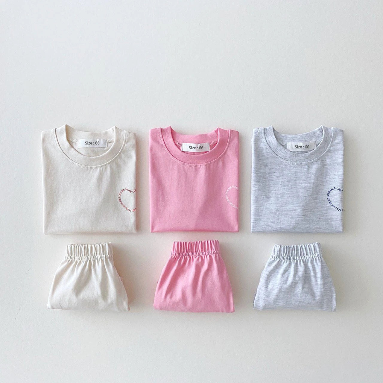 Kids Cute T-shirts+Shorts Baby Girls Summer New Clothes Casual Two Pieces Suits Infantil Simple Thin Soft Tees Outfits