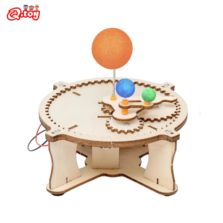 DIY Science Toys Children Educational STEM Kits Car Dinosaur Model Technologia Experimental Tool Wood Puzzle Games School Supply