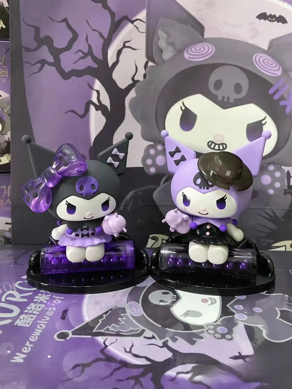 Sanrio Kuromi Blind Box Werewolf kill Series Action Figure Dolls Anime Figures Surprise Bag Cute Model Fans Collection Toy