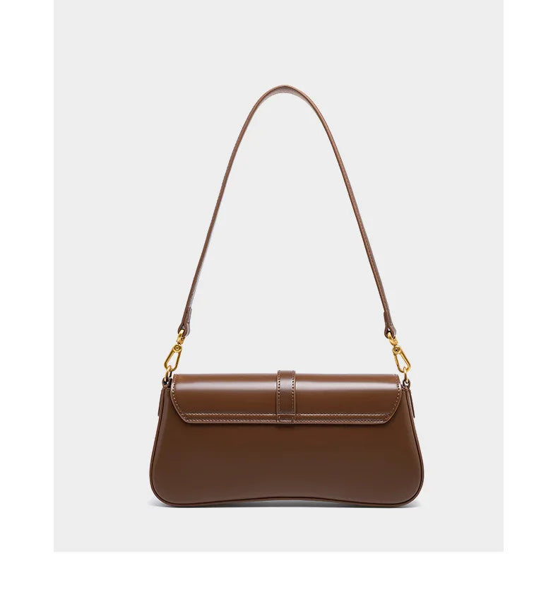 Jonlily Women Genuine Leather Shoulder Bag Female Fashion Handbag Totes Small Underarm Bag Casual Daybag Mini Purse -KG1313