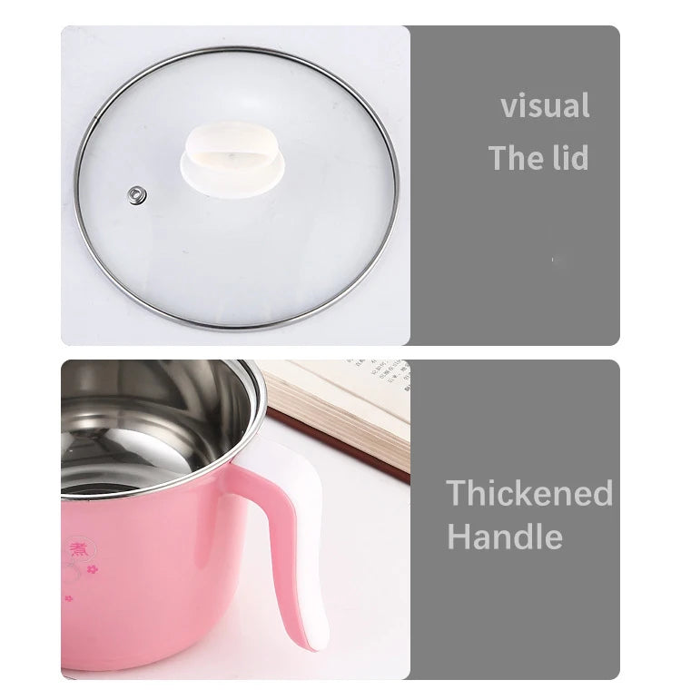 Multifunction Mini Electric Cooker 1-2 People Portable Hot Pot Multi Ramen Pot Mini Rice Cook Home Kitchen Appliance Korea 220V