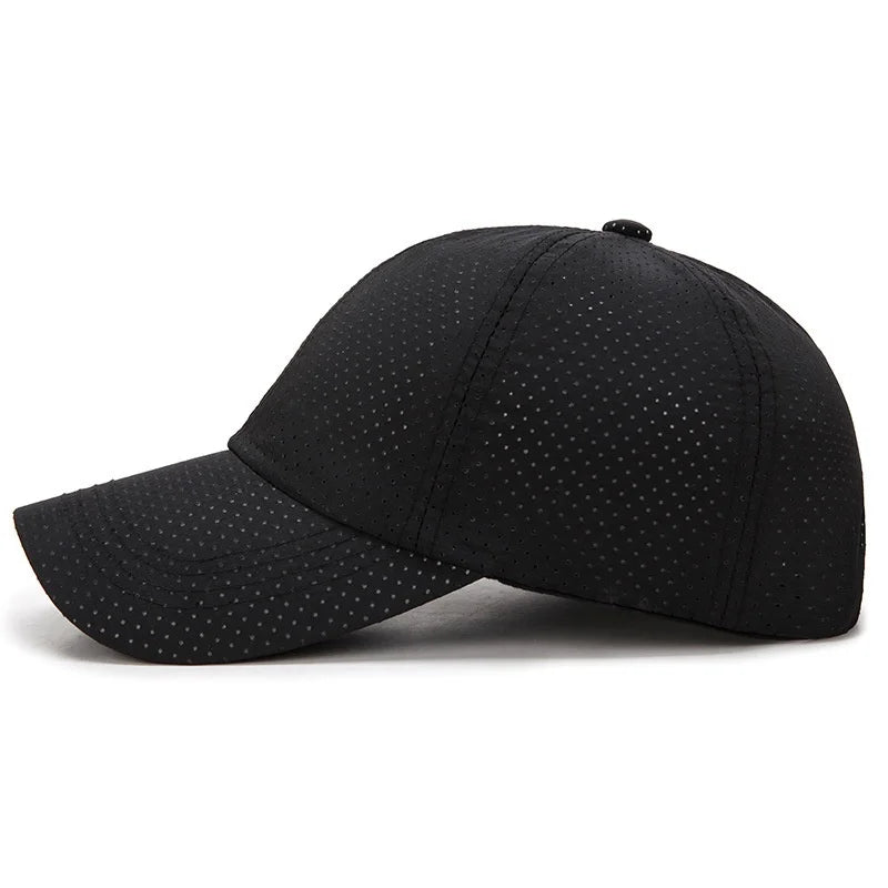 2024 New Summer Men Women Snapback Quick Dry Mesh Baseball Cap Sun Hat Bone Breathable Hats Adjustable outdoor hat