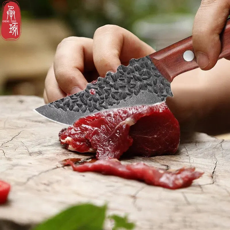 Handmade Forged Boning Knife Kitchen Butcher Knife BBQ Cooking Chef Knives Household Fruit Utility Knife Kitchen Accessories